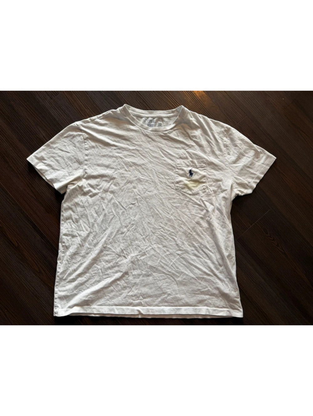 Polo Ralph Lauren plain white t shirt large